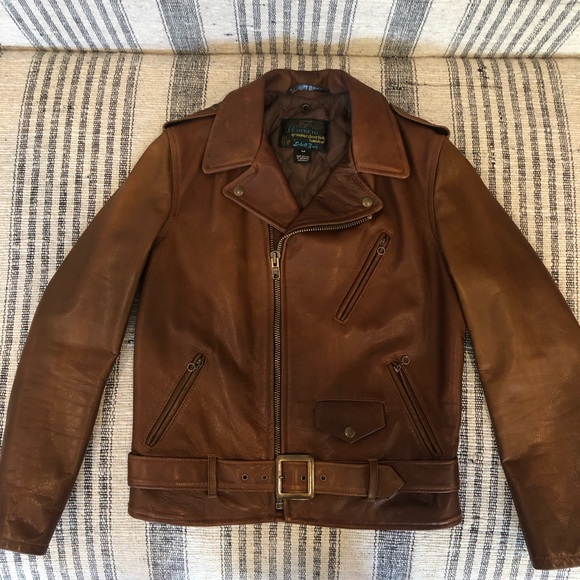 Schott NYC Brown Steerhide Perfecto Leather Jacket - Picture 3 of 10